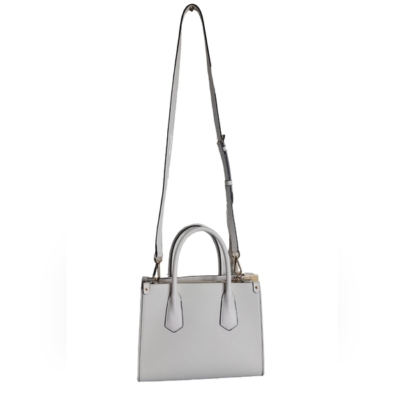 Nwt Michael Kors satchel white and gold Purse - Picture 4 of 15